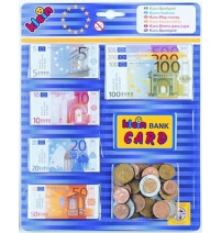 Игрушечные деньги Евро с маленькими монетами Klein арт. 9606