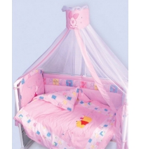 Комплект в кроватку 7 предметов Kids Comfort Disney 3 (вышивка-аппликация) арт.101-8   