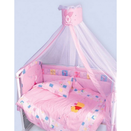 Комплект в кроватку 7 предметов Kids Comfort Disney 3 (вышивка-аппликация) арт.101-8   