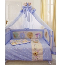 Комплект в кроватку 4 предмета Kids Comfort (вуаль) арт.038-1