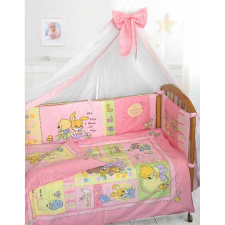 Комплект в кроватку 7 предметов Kids Comfort Дрема Панно арт.043-1