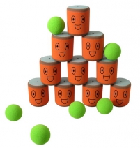 Игрушка SafSof Городки 10 банок     