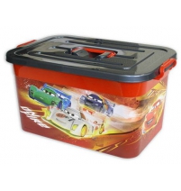 Ящик для игрушек Disney Тачки 15л арт.С81177