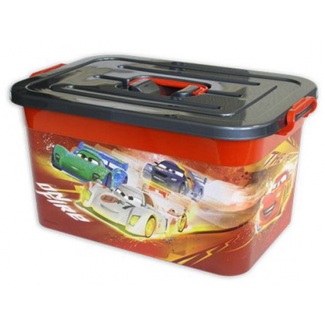 Ящик для игрушек Disney Тачки 15л арт.С81177