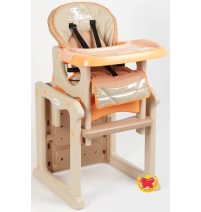 Стульчик для кормления Lider Kids ОСК J-D001 ОРАНЖ+ЗЕЛ