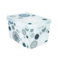 Коробка декоративная Stockholm Milky Black daisy 395*295*250 мм