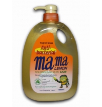 Концентрированный гель для мытья посуды Mama lemon (Мама лимон) Антибактериальный 1000мл