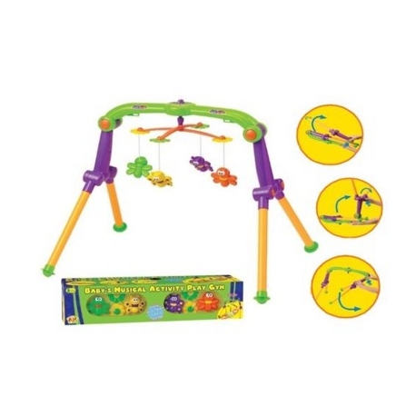 Развивающий музыкальный турник с мобиле A&H TOYS 