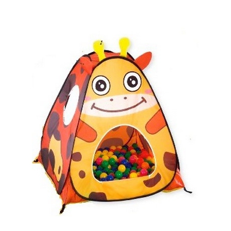 Игровой домик с шарами Calida Жираф (100шт) Арт.690   