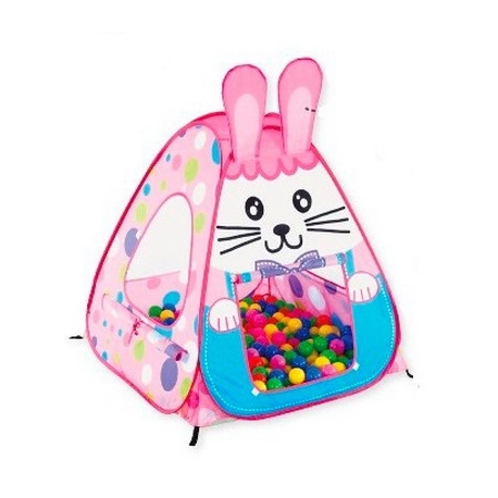 Игровой домик с шарами Calida Кролик (100шт) Арт.691