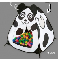 Игровой домик с шарами Calida Панда (100шт) арт.693   