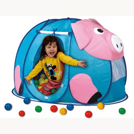 Игровой домик с шарами Calida Поросенок (100шт) Арт.667  