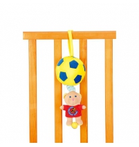 Музыкальная подвеска-растяжка Happybaby Infant Медвежонок с мячом   