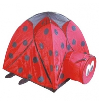 Игровой дом + тоннель Shaoxing Красная Божья коровка арт.T-016/HTF-139  