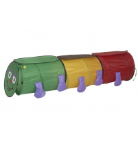 Игровой дом + тоннель Shaoxing Трехцветная гусеница    