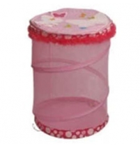 Корзина для игрушек Shaoxing Розовая сеточка    