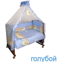 Комплект в кроватку 7 предметов Фортуна Лежебоки    