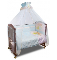 Комплект в кроватку 7 предметов Фортуна Пуговки    