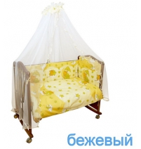 Комплект в кроватку 7 предметов Фортуна Мишкин сон    