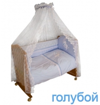 Комплект в кроватку 7 предметов Фортуна Лунный зай    