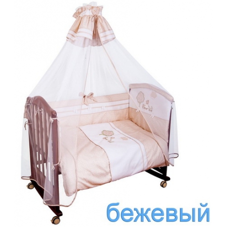 Комплект в кроватку 7 предметов Фортуна Ля-ля-ля   