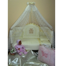 Комплект в кроватку 7 предметов Балу Улыбка ш4074  