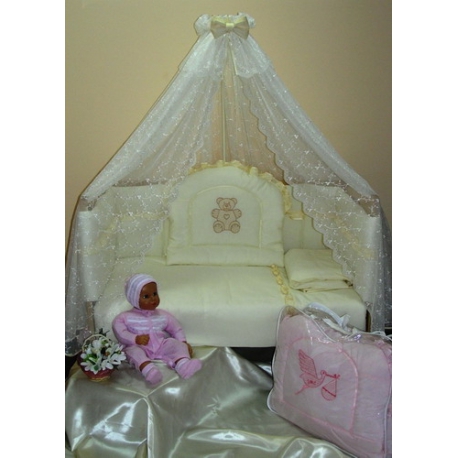 Комплект в кроватку 7 предметов Балу Улыбка ш4074  