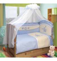 Комплект в кровать 7 предметов Soni Kids Лапочка в колясочке №1    