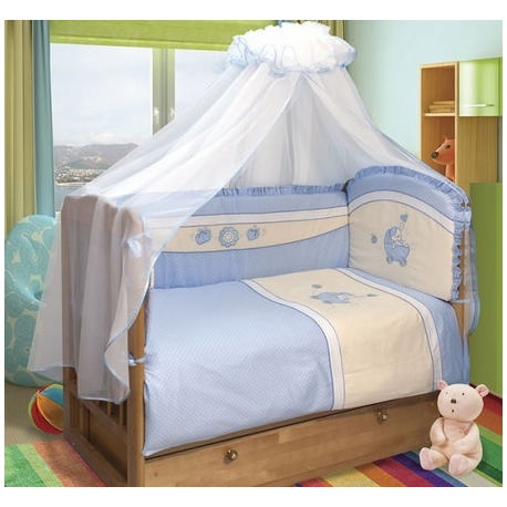 Комплект в кровать 7 предметов Soni Kids Лапочка в колясочке №1    