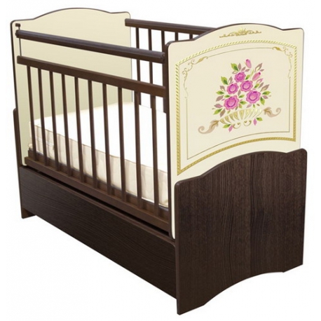 Кровать-трансформер ЛДСП Розы (поперечный маятник)    