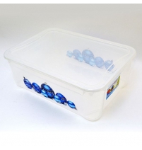 Ящик универсальный 31л с аппликацией Елочные игрушки 555*390*190 С137780 арт.С137780