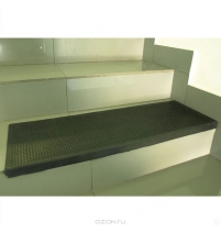 Коврик на ступеньку 25*75 см, черный VORTEX арт.20078