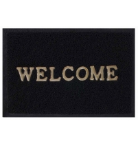 Коврик пористый WELCOME 40*60 см, черный VORTEX арт.22180