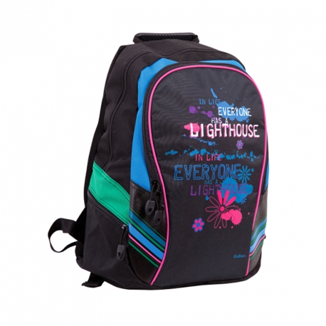 Рюкзак с анатомической спинкой "Клякса girl", Арт. 8809G Gulliver