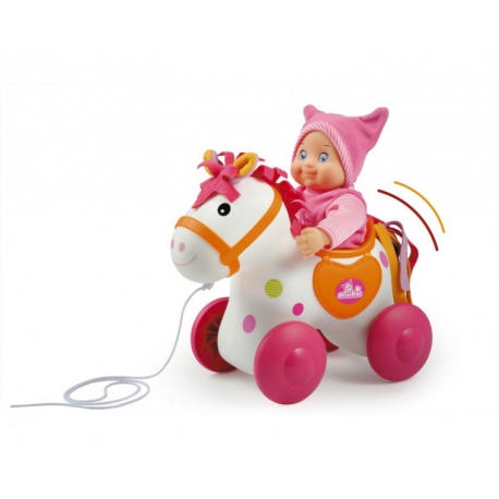 Лошадка для катания пупса Mini Kiss, Арт. №. 160158 Smoby