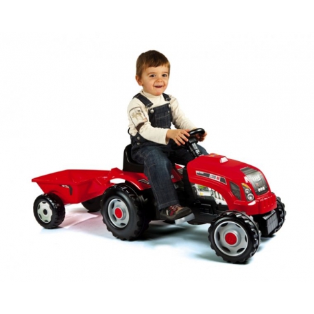 Трактор GM Bull + remorgue rouge, Арт. №. 33045  Smoby