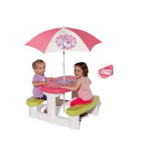 Столик для пикника с зонтиком Smoby Неllo Kitty Арт. №. 310256  