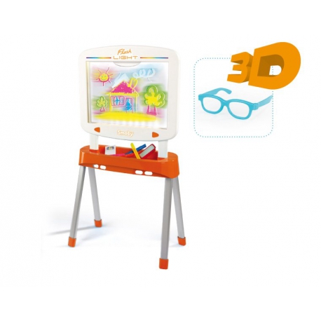 Мольберт с люминесцентным эффектом 3D, Арт. №. 28080  Smoby