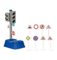 Светофор + знаки дорожного движения City Traffic Арт. 3313051 Dickie 