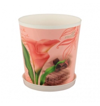 Горшок цветочный Калла 1,8л с поддоном арт.М1935