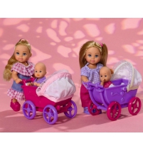 Еви с малышом на прогулке + аксессуары, Арт. 5736241 Simba