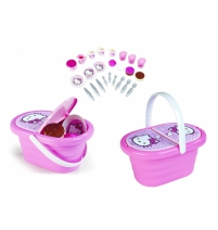 Набор посудки в корзинке Smoby Пикник Hello Kitty Арт. №. 24768 
