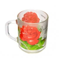 Кружка Green tea  200мл Роза (круговая деколь) арт.07с1335