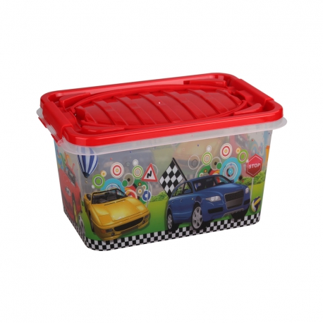 Ящик для игрушек "Форсаж" прямоугольный 7л., Арт. М2079