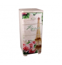 Комод пластиковый с 4 ящиками плетёный "Париж", Арт. М2447