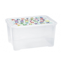 Ящик для игрушек с аппликацией на крышке, 555*390*290 мм, Арт.С13775