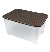 Ящик для игрушек с крышкой "Ротанг" 555*390*290 мм, Арт.С12812