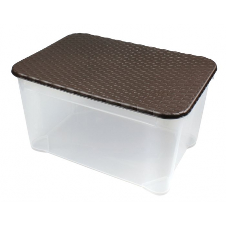 Ящик для игрушек с крышкой "Ротанг" 555*390*290 мм, Арт.С12812