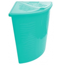 Корзина для белья угловая "Зебра" 40 л, Арт. ПЦ1700