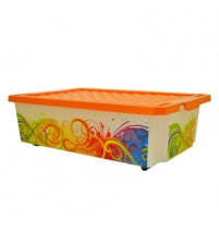Ящик для игрушек "X-BOX" Брызги 30л, Арт. ПЦ2585БР-НК